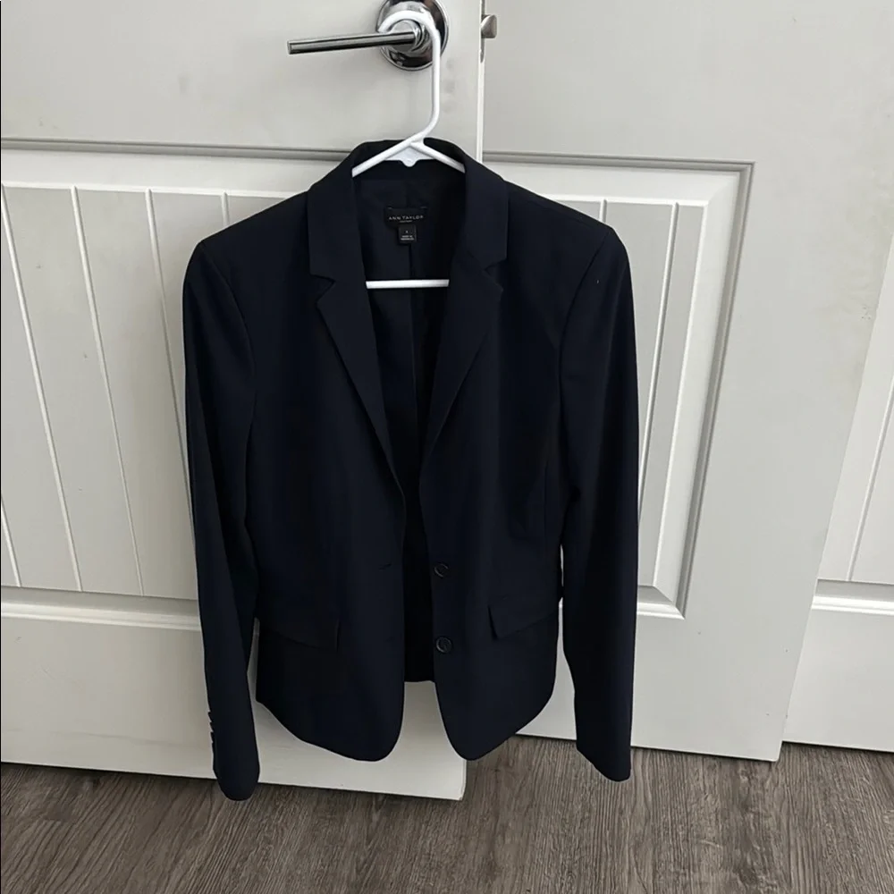 Ann Taylor Blue Blazer Elegant Design